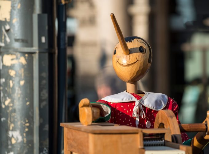 Music box with Pinocchio
